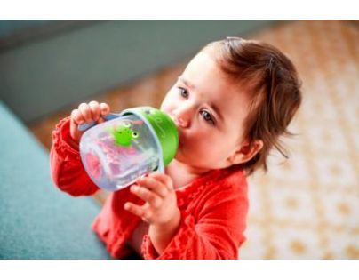 Philips Avent Hrneček pro první doušky Premium 260 ml Žába