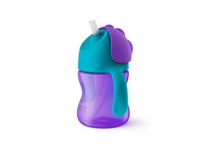 Philips Avent Hrneček s ohebným brčkem 200 ml dívka