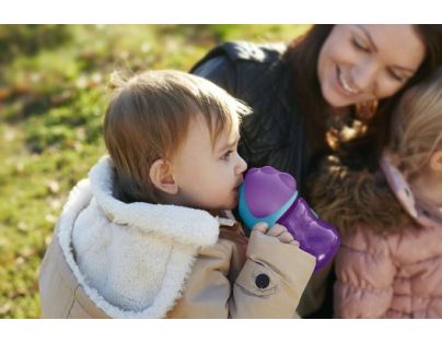 Philips Avent Hrneček s ohebným brčkem 200 ml dívka