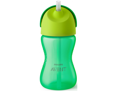 Philips Avent Hrneček s ohebným brčkem 300 ml zelený