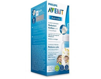 Philips Avent Láhev Anti-colic 260 ml 1 ks opice