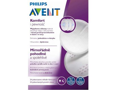 Philips Avent Prsní vložky jednorázové 24 ks