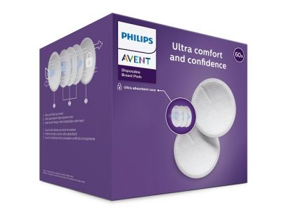 Philips Avent Prsní vložky jednorázové 60 ks