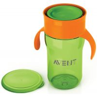 Philips Avent První skutečný hrneček 340 ml - Zeleno-oranžová Philips Avent První skutečný hrneček 340 ml - Zeleno-oranžová