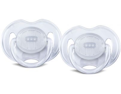 Philips Avent Šidítko Průhledné 0 - 6m 2ks - Průhledné