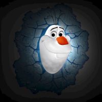 Philips Ledové Království 3D světlo na zeď Sněhulák Olaf 3