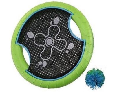 Phlat disc s míčkem zelený