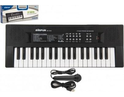 Pianko 37 kláves s mikrofonem 40 cm USB kabel