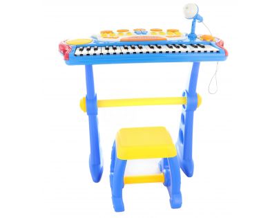 Piáno s adaptérem 37 kláves modré