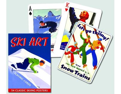 Piatnik Karty Poker Ski Art