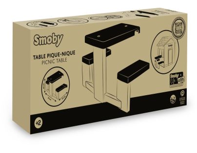 Smoby Piknikový stoleček Life s lavicemi k domečku