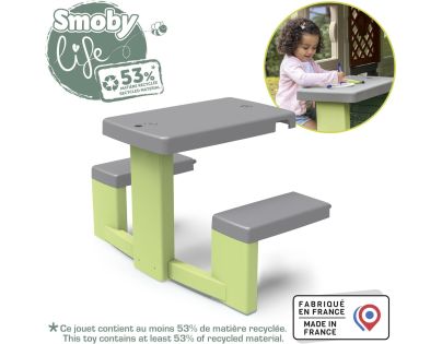 Smoby Piknikový stoleček Life s lavicemi k domečku