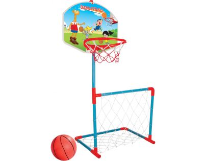 Pilsan Basket a fotbalová branka s míčem Děti