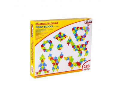 Pilsan Toys Stavebnice Funny Blocks 128 ks