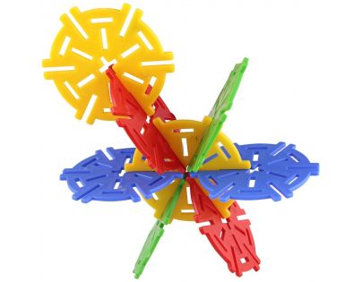 Pilsan Toys stavebnice Kouzelné kruhy 72 ks