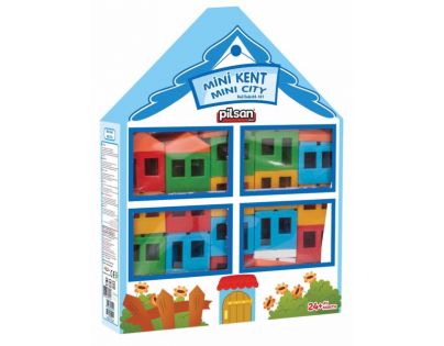 Pilsan Toys Stavebnice Mini City 40 ks