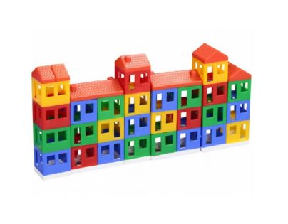 Pilsan Toys Stavebnice Mini City 40 ks