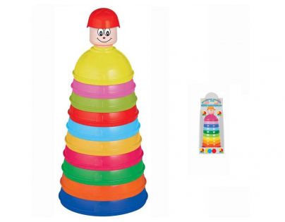 Pilsan Toys Stavebnice Výchovné barevné kalíšky 10 ks
