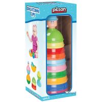 Pilsan Toys Stavebnice Výchovné barevné kalíšky 10 ks 2