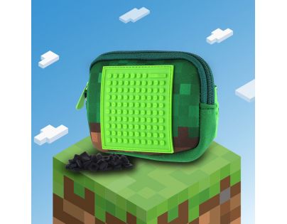 Pixie Crew & Minecraft malá universální kapsa s karabinou a zipem
