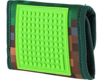 Pixie Crew & Minecraft Peněženka na suchý zip s vnitřní kapsou