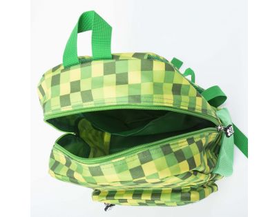 Pixie Crew Dětský batoh Adventure zelená kostka