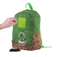 Pixie Crew Dětský batoh Minecraft hnědo-zelený 2