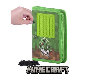 Pixie Crew Minecraft Školní penál s malým panelem