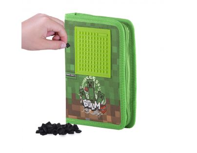 Pixie Crew Minecraft Školní penál s malým panelem