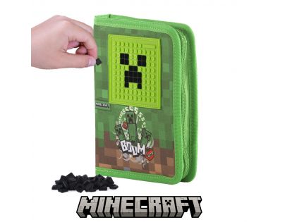 Pixie Crew Minecraft Školní penál s malým panelem