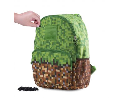 Pixie Crew Volnočasový batoh Minecraft zeleno-hnědý