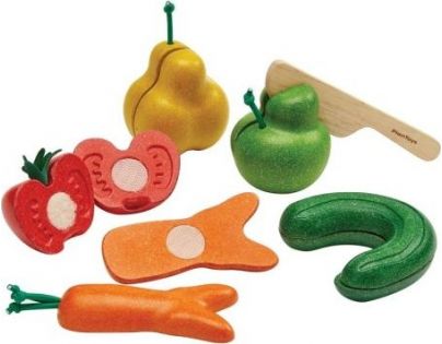 Plan Toys Krájení Křivé ovoce a zelenina