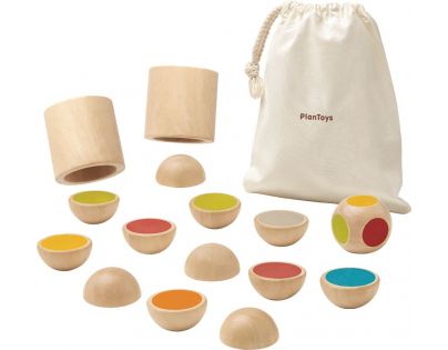 Plan Toys Pexeso půlkulaté