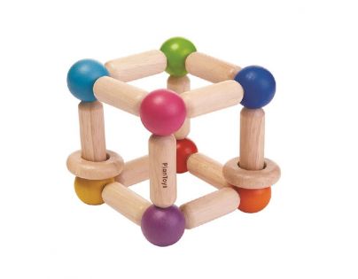 Plan Toys Tvarovací chrastítko Čtverec