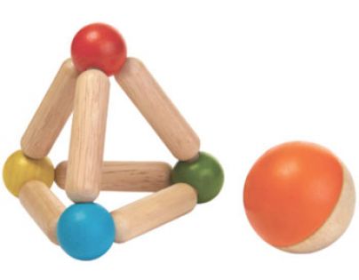 Plan Toys Tvarovací chrastítko Triangle