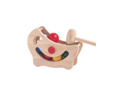 PlanToys Zatloukačka s kuličkami Kolébka