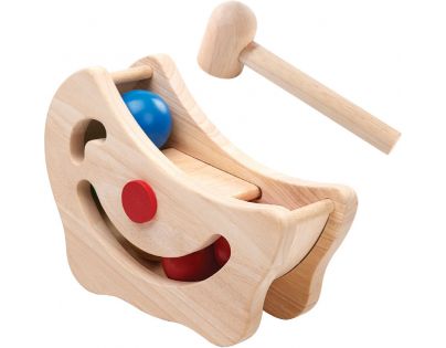 PlanToys Zatloukačka s kuličkami Kolébka