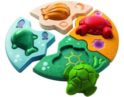 PlanToys Puzzle Mořský život 8 dílků