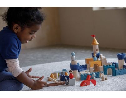 PlanToys Velká sada pohádkové stavebnice Orchard