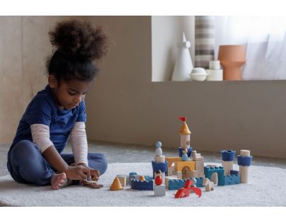PlanToys Velká sada pohádkové stavebnice Orchard