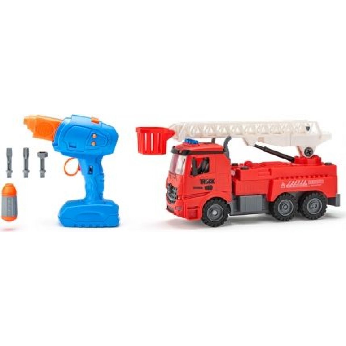 Plastica Auto Hasič na dálkové ovládání stavebnice 30 cm