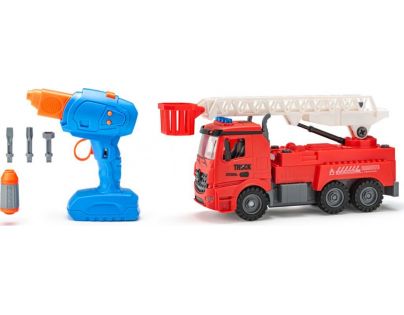 Plastica Auto Hasič na dálkové ovládání stavebnice 30 cm