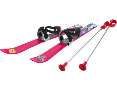 Plastkon Baby Ski Dětské lyže 70 cm 2012 PP refl.růžové - Poškozený obal