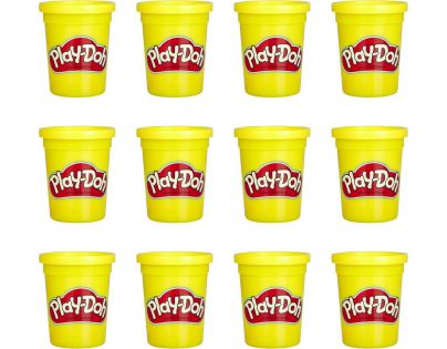 Play-Doh balení 12 ks kelímků žlutá