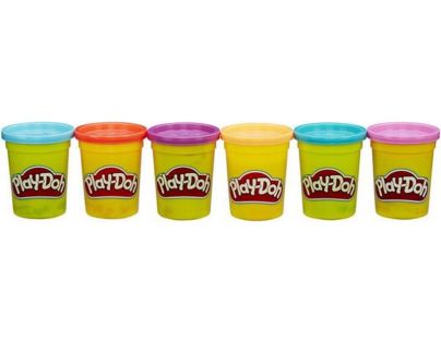 Play-Doh balení 6 tub - výrazné barvy