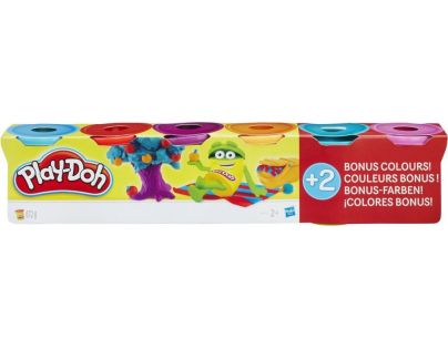 Play-Doh balení 6 tub - výrazné barvy