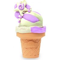 Play-Doh Modelína jako kornout s fialovožlutou zmrzlinou 4