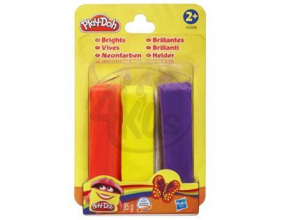 Play-Doh Náhradní náplně 3 barvy - Červená, žlutá, fialová