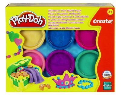 Hasbro 22589186 - Play-Doh - Třpytivá modelína