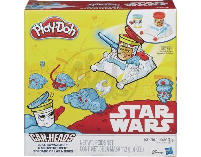 Play-Doh Star Wars Dvojbalení kelímků - Luke Skywalker a Snowtrooper